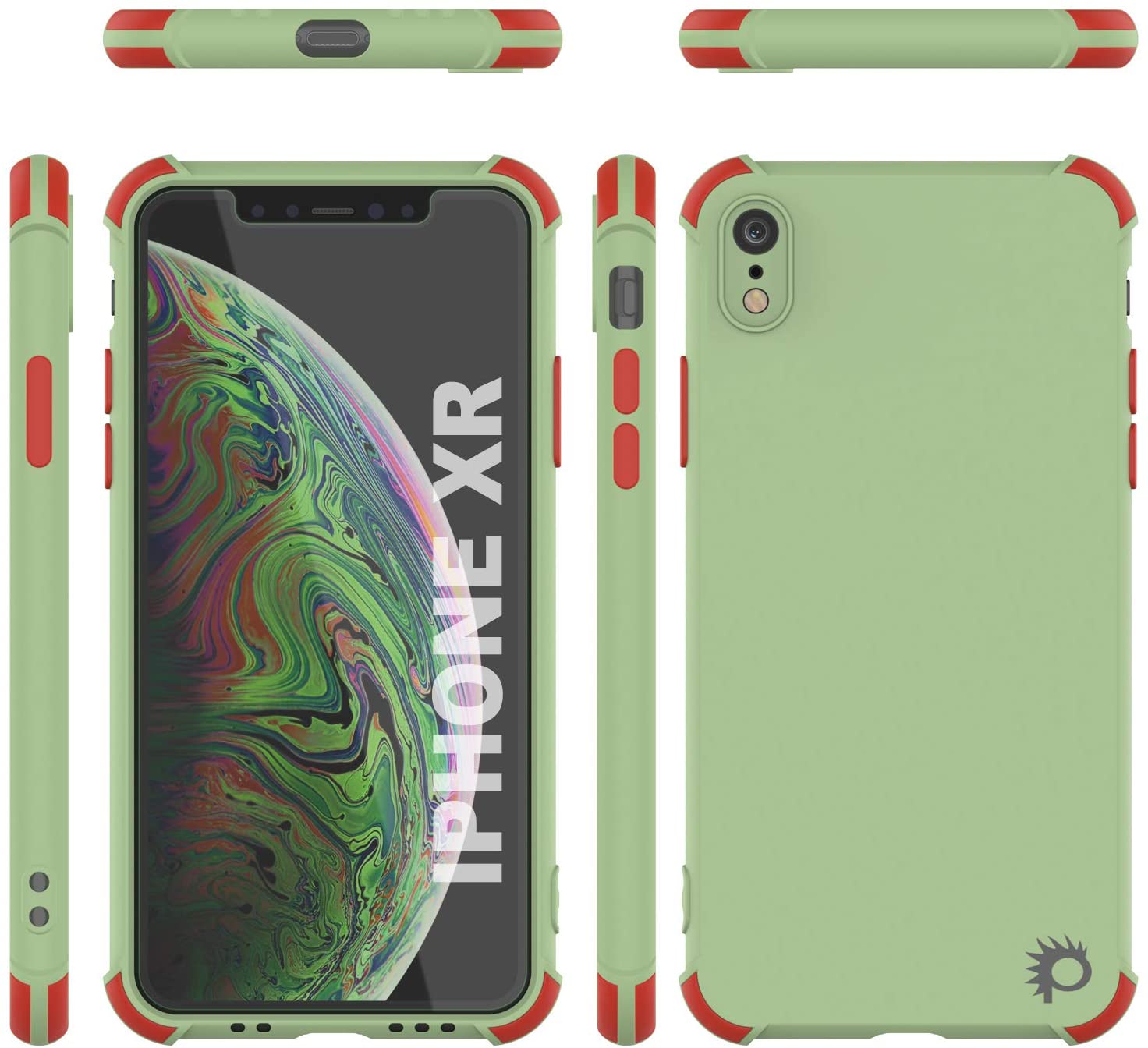 Punkcase Protective & Lightweight TPU Case [Sunshine Series] for iPhone XR [Light Green]