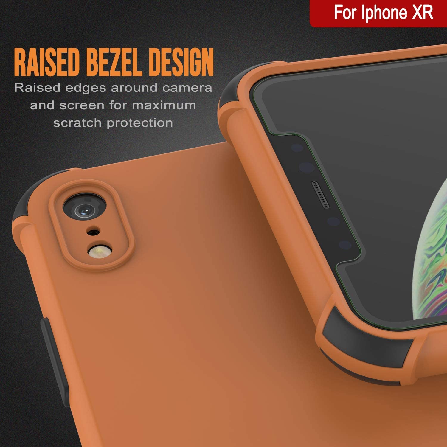 Punkcase Protective & Lightweight TPU Case [Sunshine Series] for iPhone XR [Orange]