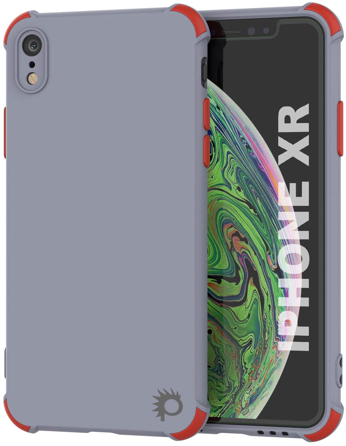 Punkcase Protective & Lightweight TPU Case [Sunshine Series] for iPhone XR [Grey]