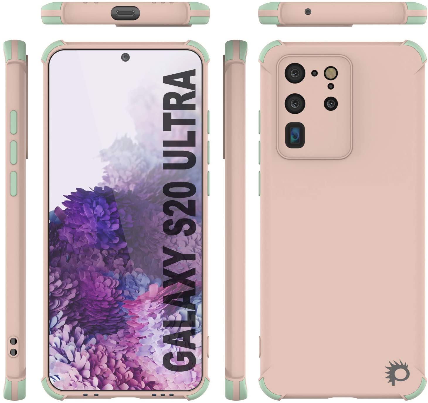 Punkcase Protective & Lightweight TPU Case [Sunshine Series] for Galaxy S20 Ultra [Pink]