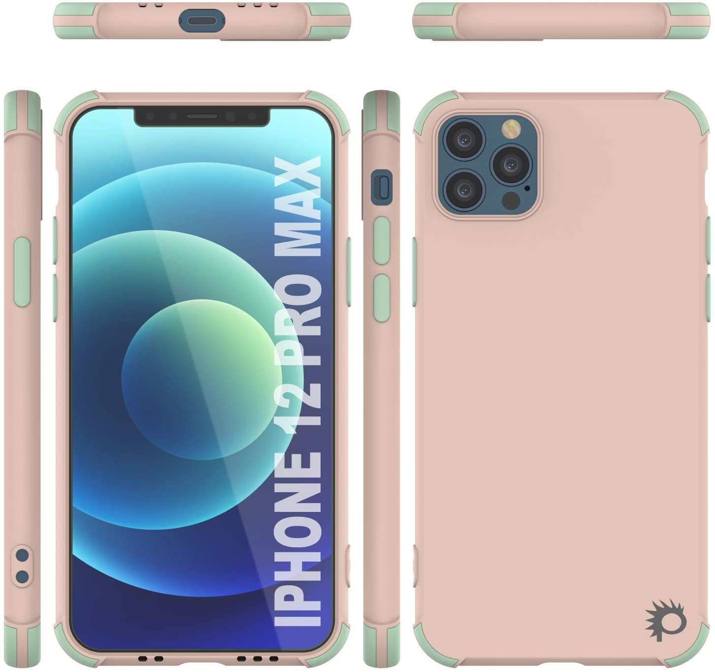 Punkcase Protective & Lightweight TPU Case [Sunshine Series] for iPhone 12 Pro Max [Pink]