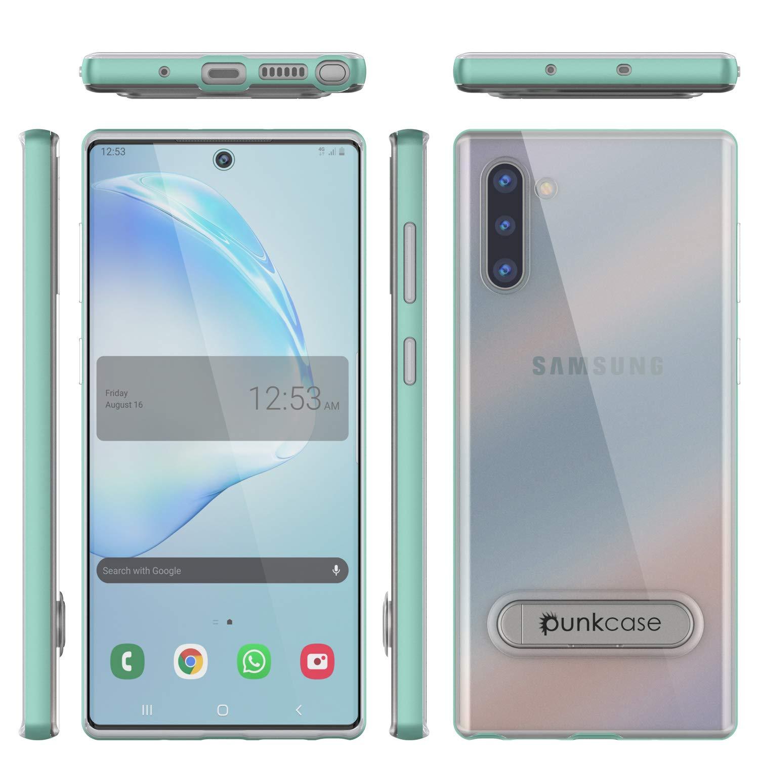 Galaxy Note 10 Lucid 3.0 PunkCase Armor Cover w/Integrated Kickstand and Screen Protector [Teal]