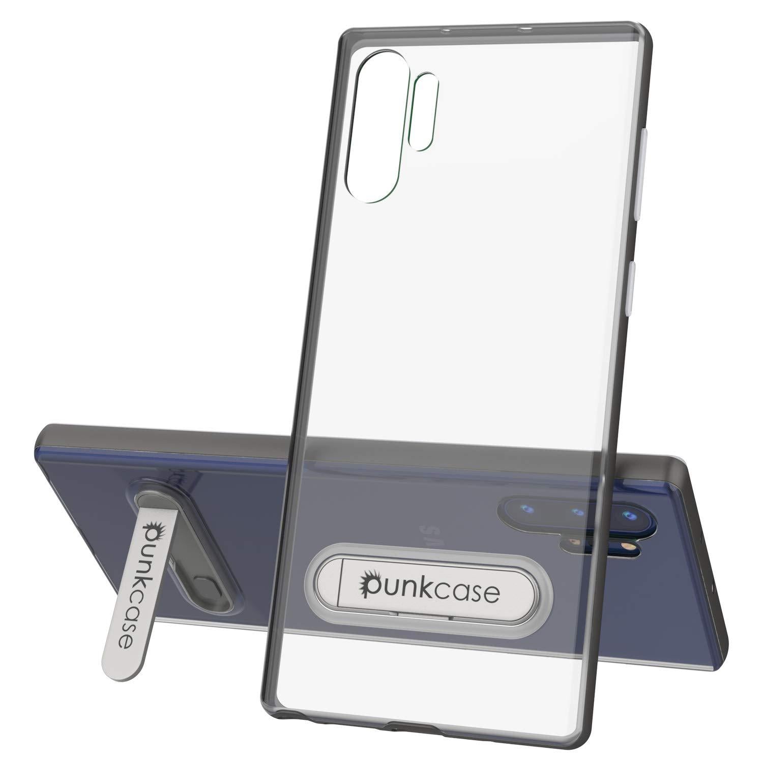 Galaxy Note 10+ Plus Lucid 3.0 PunkCase Armor Cover w/Integrated Kickstand and Screen Protector [Grey]