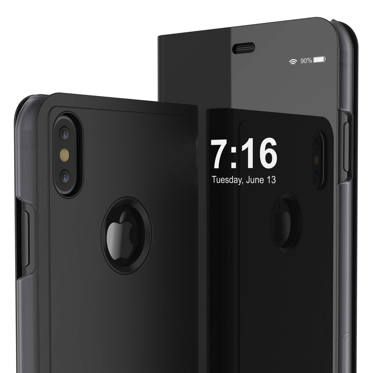 Punkcase XS Reflector Case Protective Flip Cover [Black]