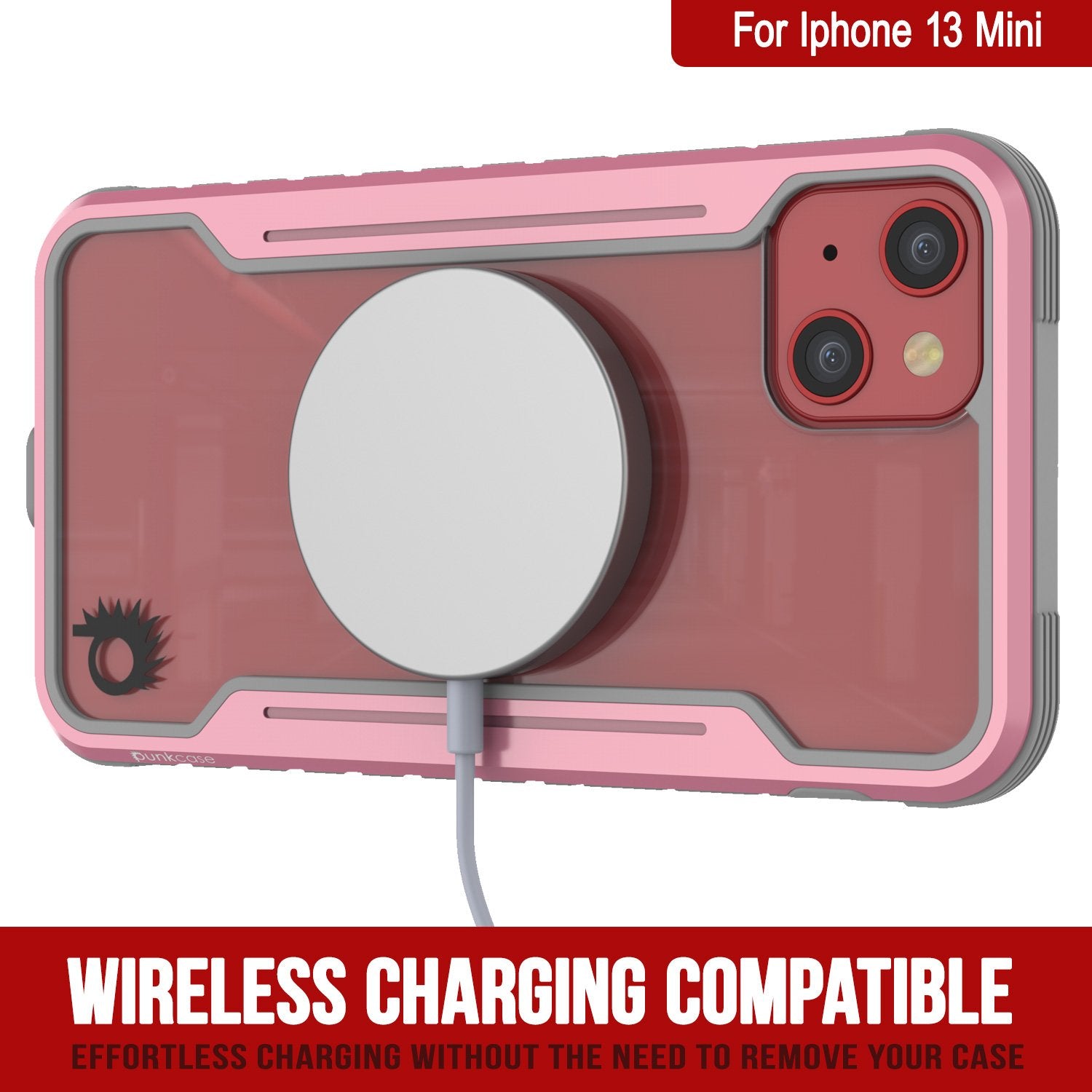 Punkcase iPhone 14 Plus Ravenger MAG Defense Case Protective Military Grade Multilayer Cover [Rose-Gold]