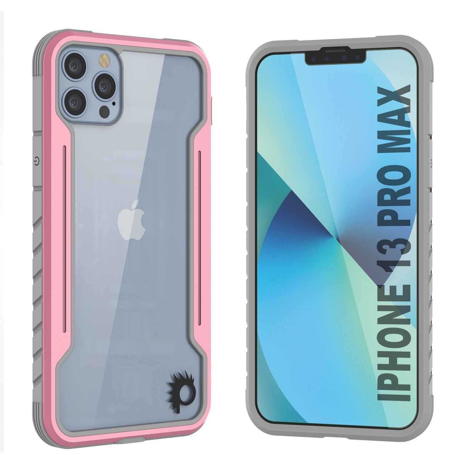 Punkcase iPhone 13 Pro Max ravenger Case Protective Military Grade Multilayer Cover [Rose-Gold]