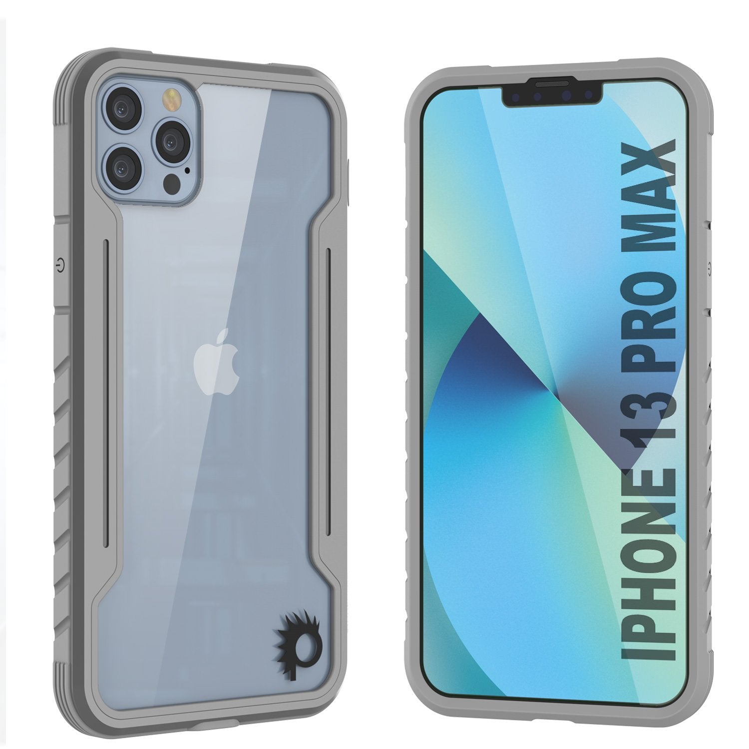 Punkcase iPhone 14 Pro Max Ravenger MAG Defense Case Protective Military Grade Multilayer Cover [Grey]