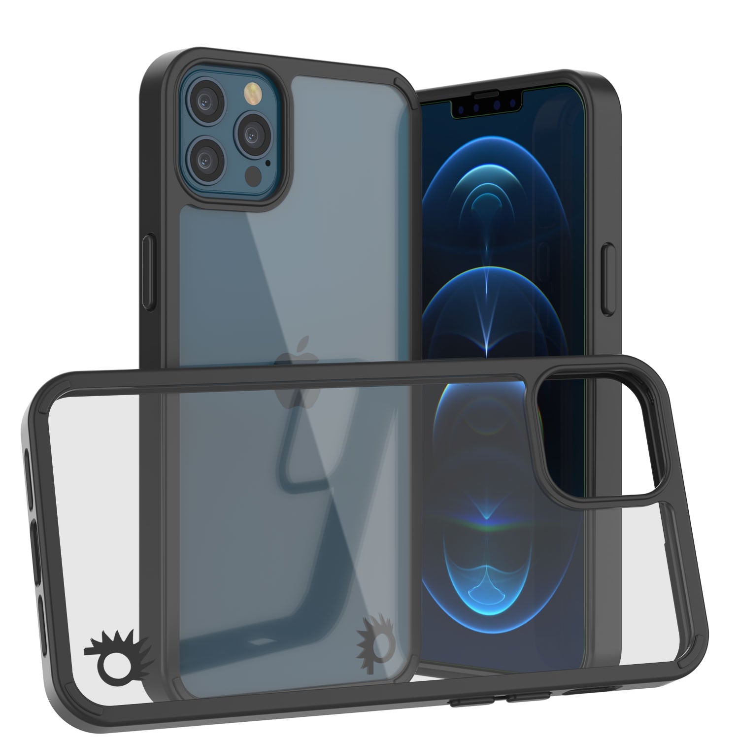 iPhone 13 Pro Max Case Punkcase® LUCID 2.0 Black Series w/ PUNK SHIELD Screen Protector | Ultra Fit