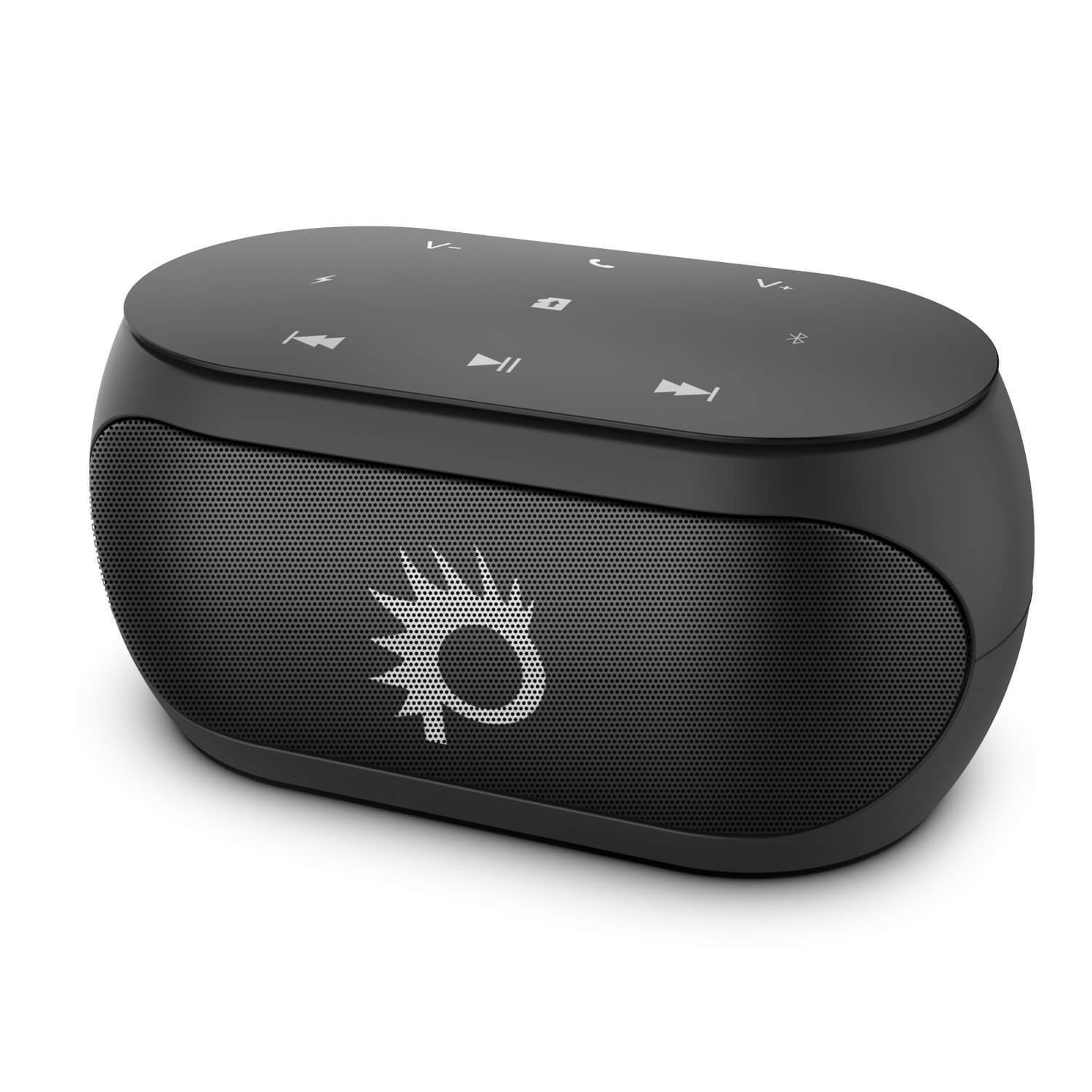Punkcase SILENCER Powerful and Portable Bluetooth Speaker W/Enhanced Bass TF/SD Card Slot/AUX Input, Hands Free Speakerphone W/Mic