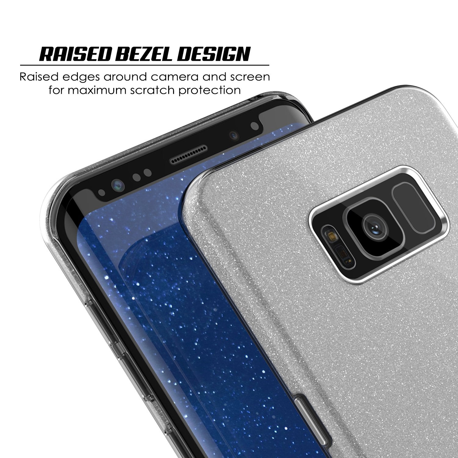 Galaxy S8 Plus Punkcase Galactic 2.0 Series Ultra Slim Case [Silver]