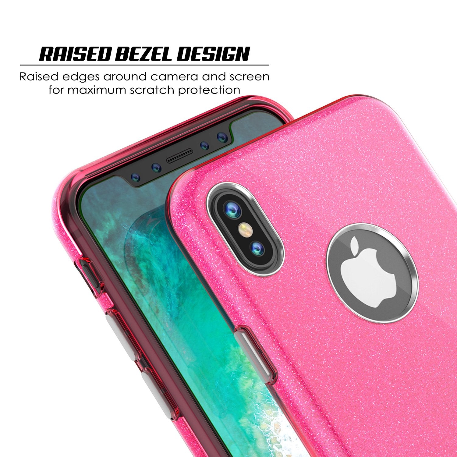 iPhone X Case, Punkcase Galactic 2.0 Series Ultra Slim Cover [Pink]