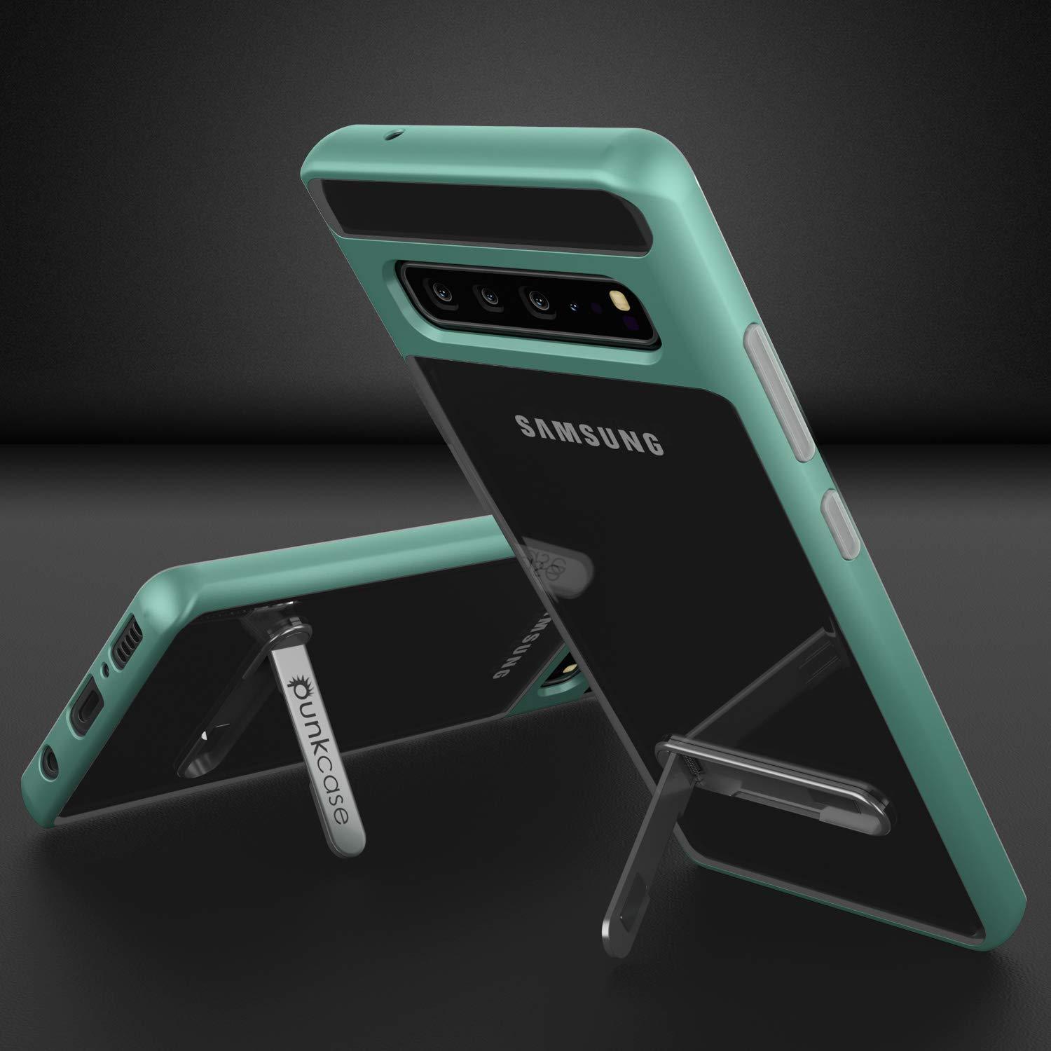 Galaxy S10 5G Case, PUNKcase [LUCID 3.0 Series] [Slim Fit] Armor Cover w/ Integrated Screen Protector [Teal]