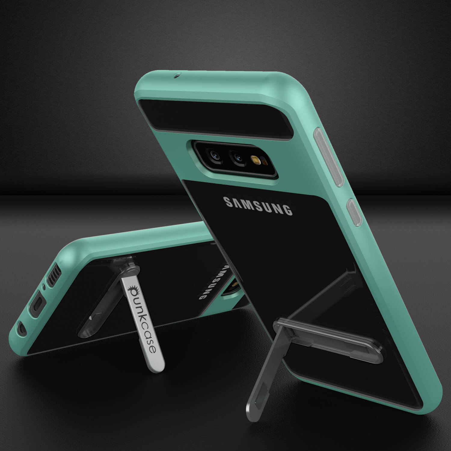 Galaxy S10e Case, PUNKcase [LUCID 3.0 Series] [Slim Fit] Armor Cover w/ Integrated Screen Protector [Teal]