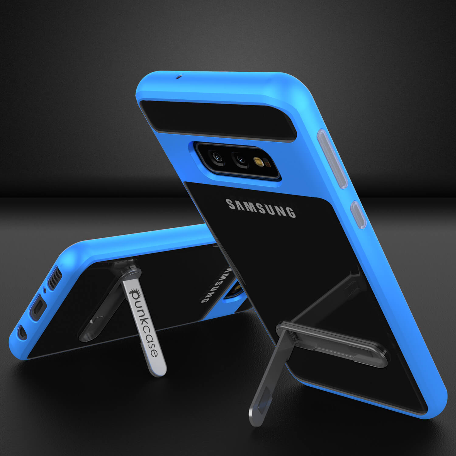 Galaxy S10e Case, PUNKcase [LUCID 3.0 Series] [Slim Fit] Armor Cover w/ Integrated Screen Protector [Blue]