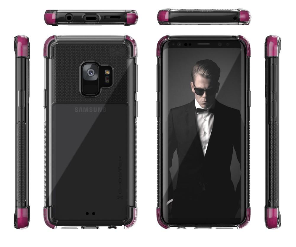 Galaxy S9 Clear Protective Case | Covert 2 Series [Pink]