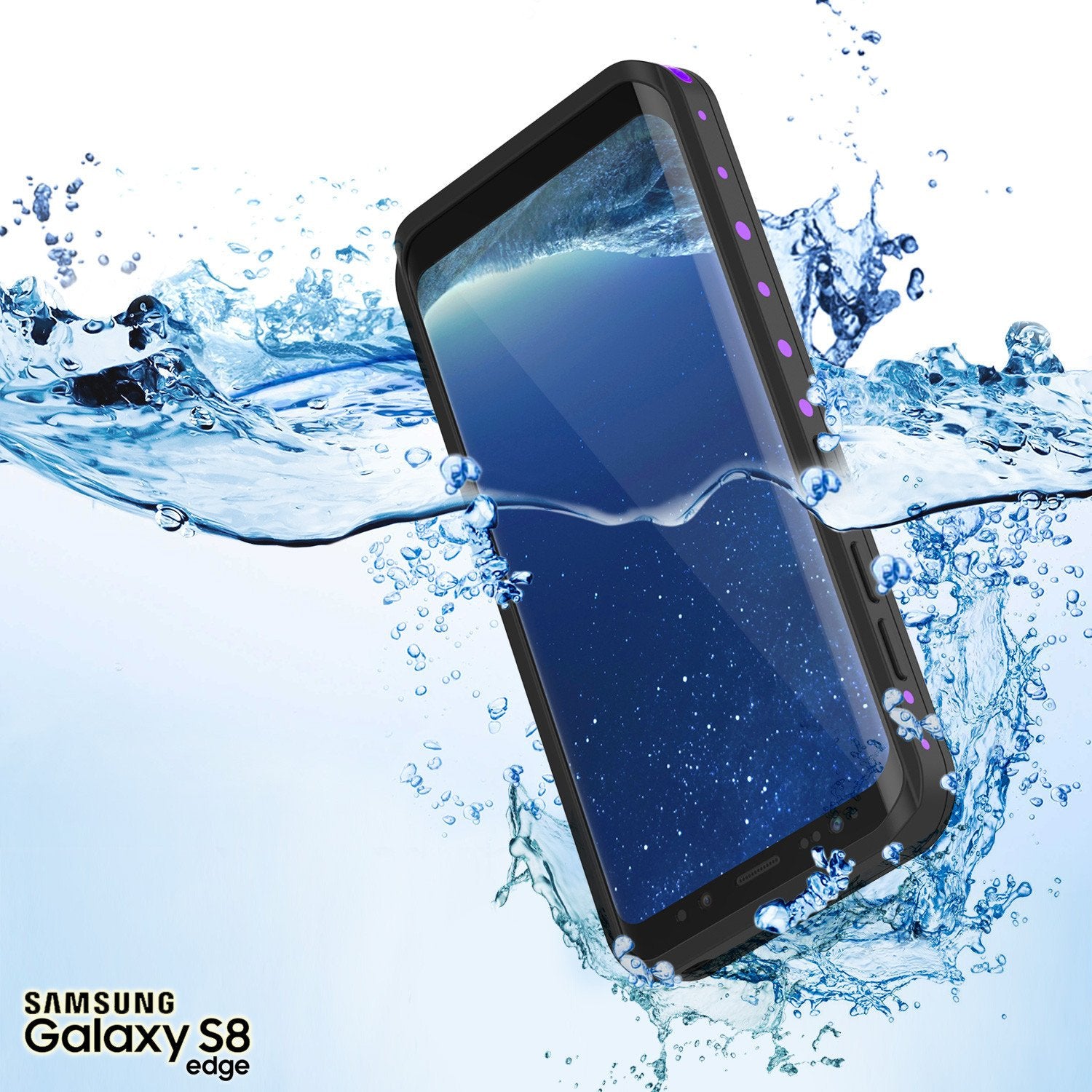 Galaxy S8 Plus Case, Punkcase [StudStar Series] [Slim Fit], Purple
