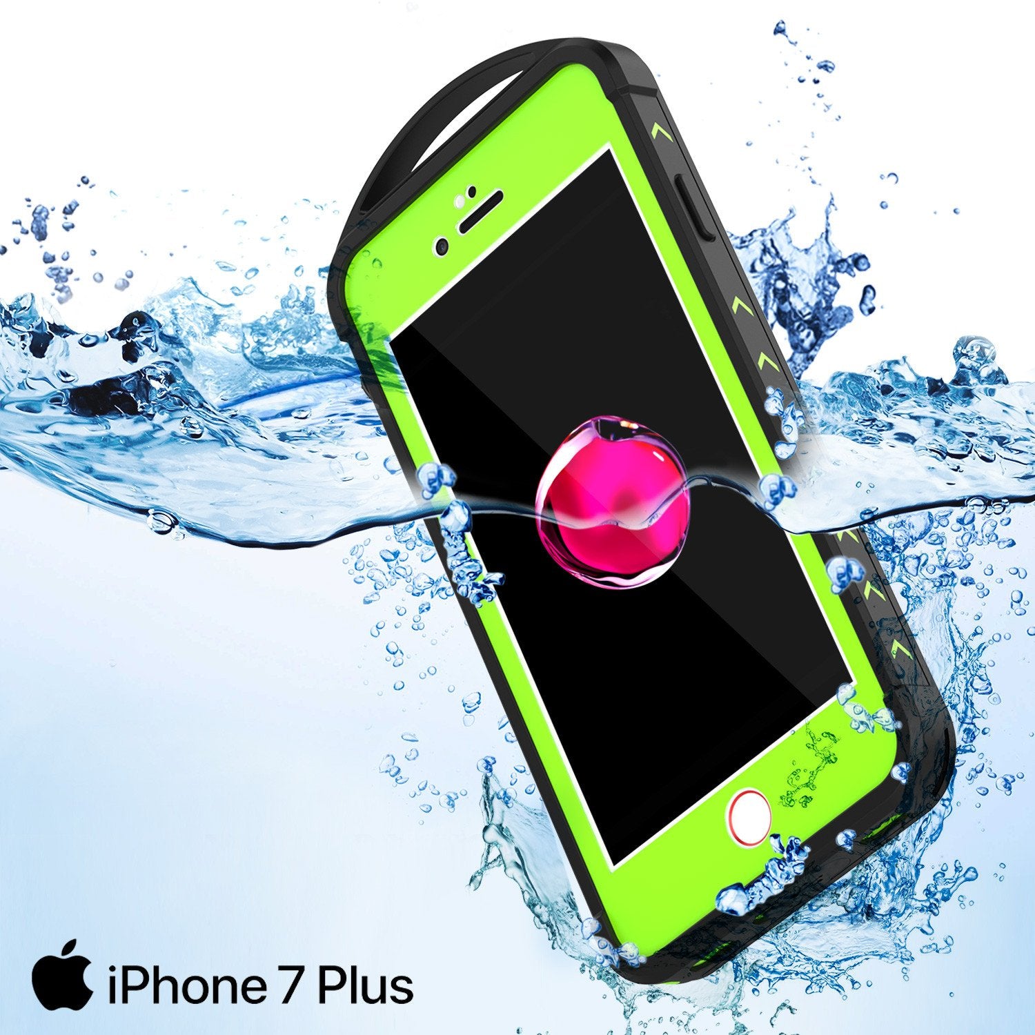 iPhone 7+ Plus Waterproof Case, Punkcase ALPINE Series, Light Green | Heavy Duty Armor Cover