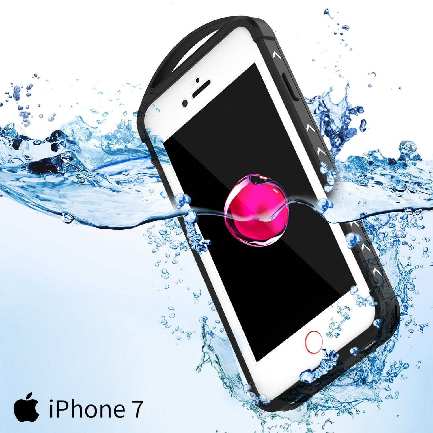 iPhone 7 Waterproof Case, Punkcase ALPINE Series, White | Heavy Duty Armor Cover