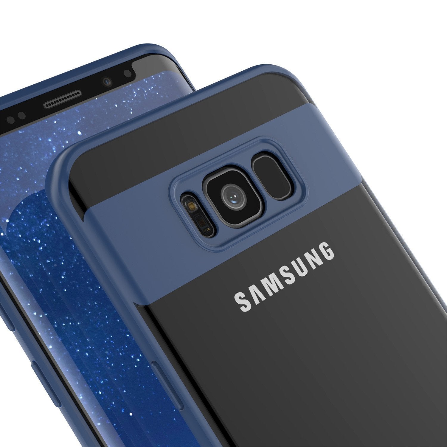 Galaxy S8 Case, Punkcase [MASK Series] [NAVY]