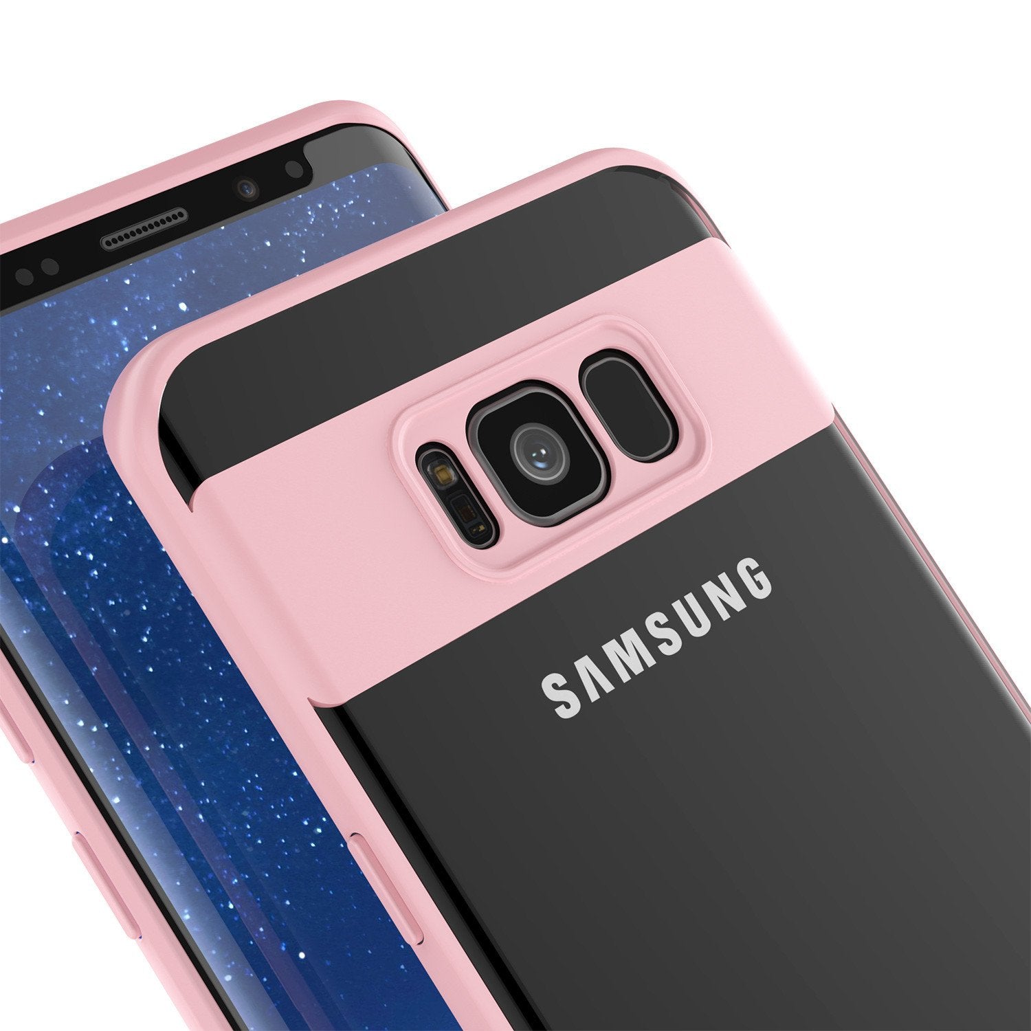 Galaxy S8 Case, Punkcase [MASK Series] [PINK]