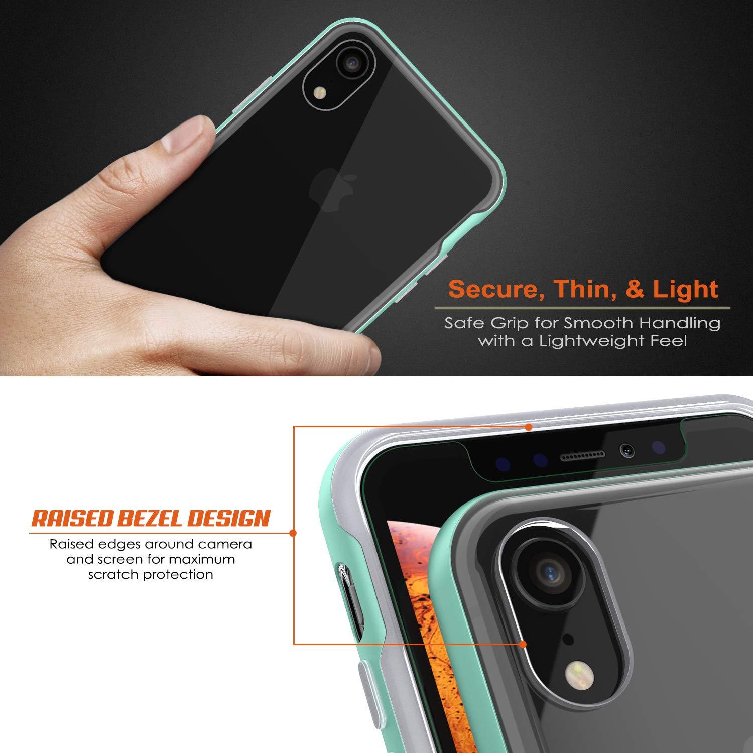 iPhone XR Case, PUNKcase [LUCID 3.0 Series] [Slim Fit] Armor Cover w/ Integrated Screen Protector [Teal]